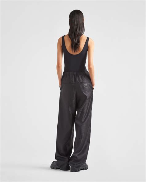 prada ankle strap pants|prada pants.